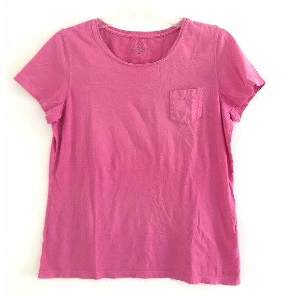 Set of 2 Vineyard Vines | Tee Short Sleeves Size M Medium Pink Cotton Pullover - Picture 5 of 12